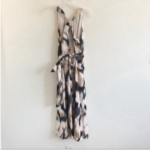 Reiss Giselle Smudge Print Midi Dress - Picture 6 of 9